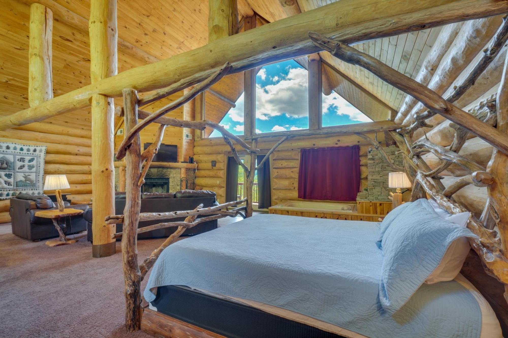 Gatlinburg Cabin With Hot Tub About 11 Miles To Downtown Exterior foto