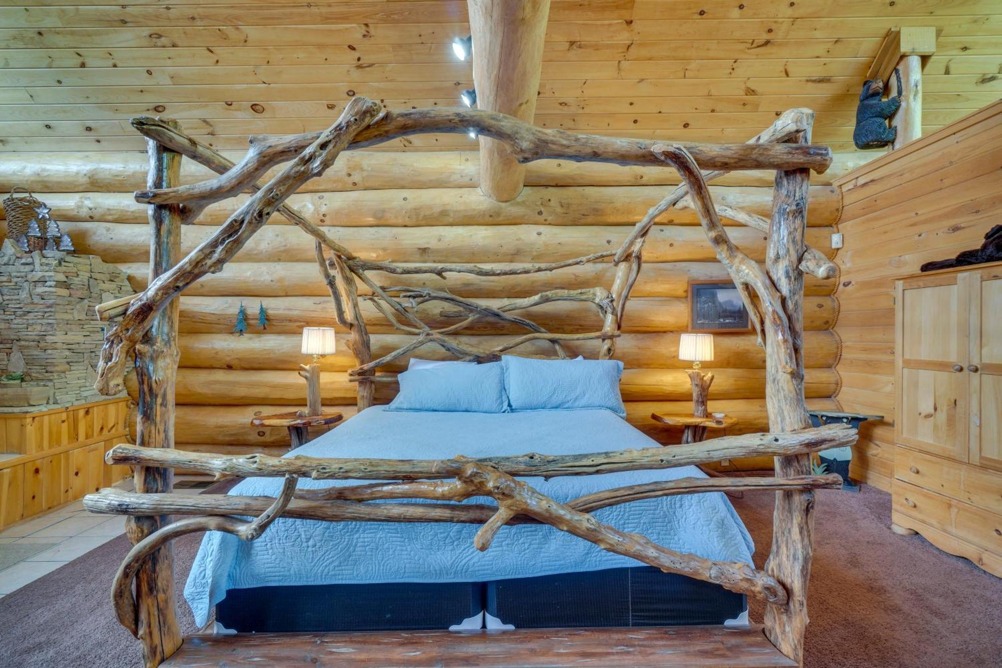 Gatlinburg Cabin With Hot Tub About 11 Miles To Downtown Exterior foto
